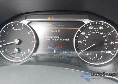 2025 Nissan Altima Sv Fwd из США, поврежденный, VIN 1N4BL4DV4SN306403